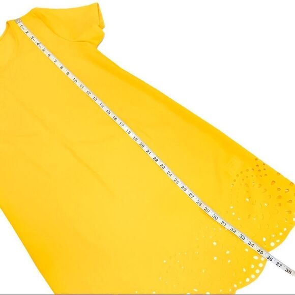 🍋 SHEIN • Laser Cut Yellow Sheath Dress - Picture 11 of 11